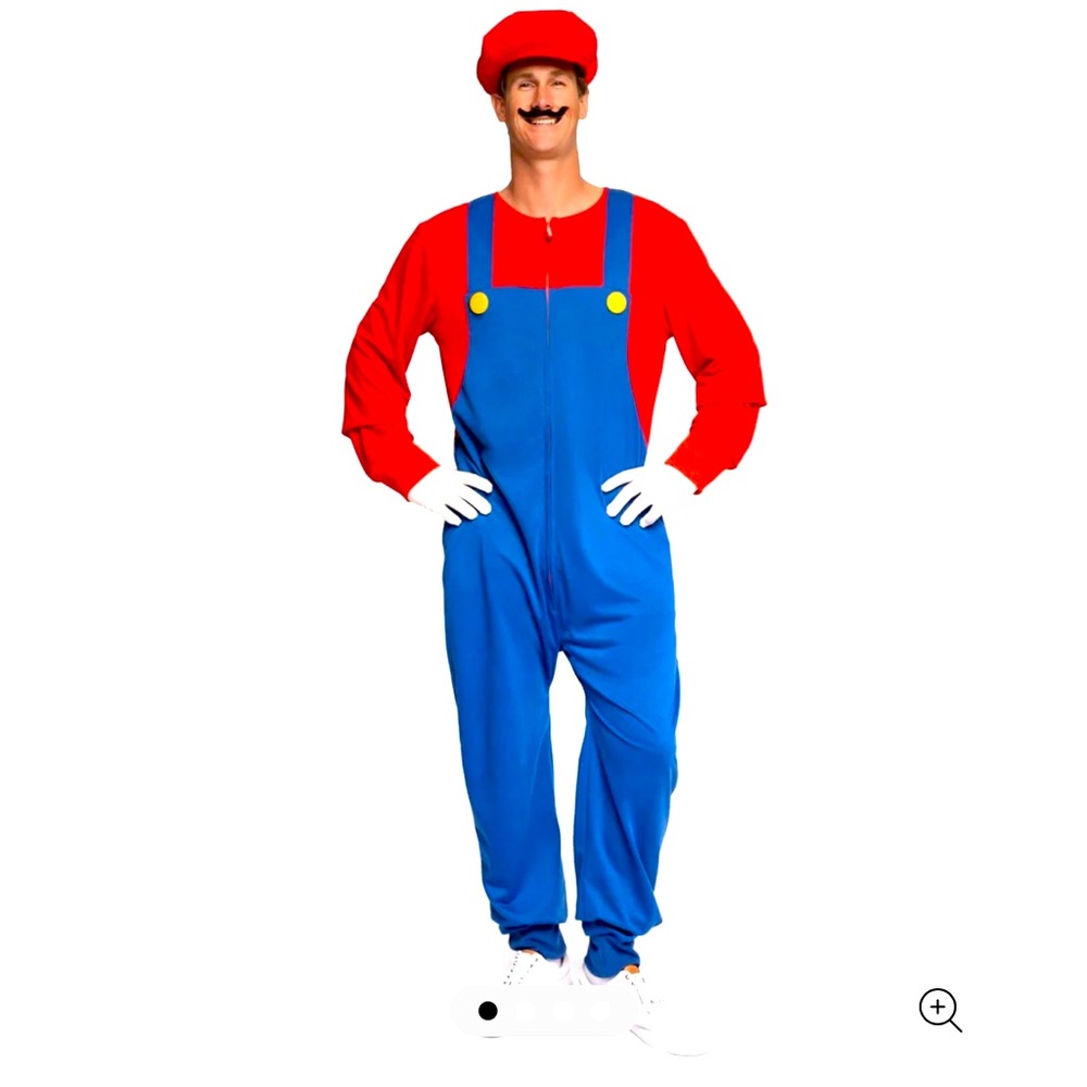 Tipsy Elves Mario Brothers Costume “Men’s Super Plumber Costume”